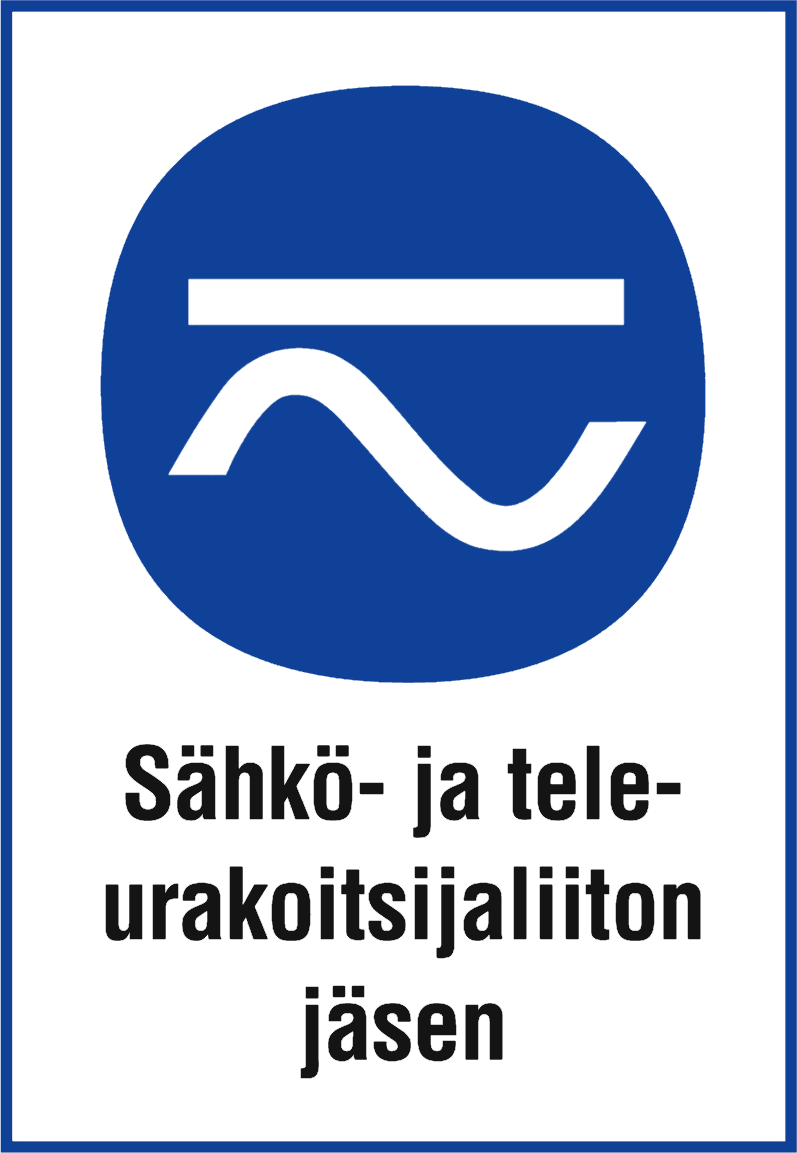 S&auml;hk&ouml;- ja teleurakoitsijaliiton jäsen